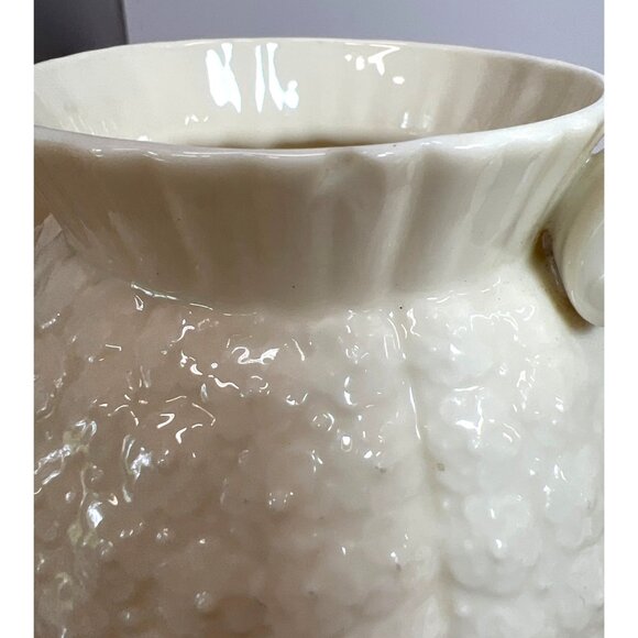 Lenox Hawthorne Limited Edition White Ceramic Pumpkin-Shaped Teapot With Lid - Picture 6 of 7